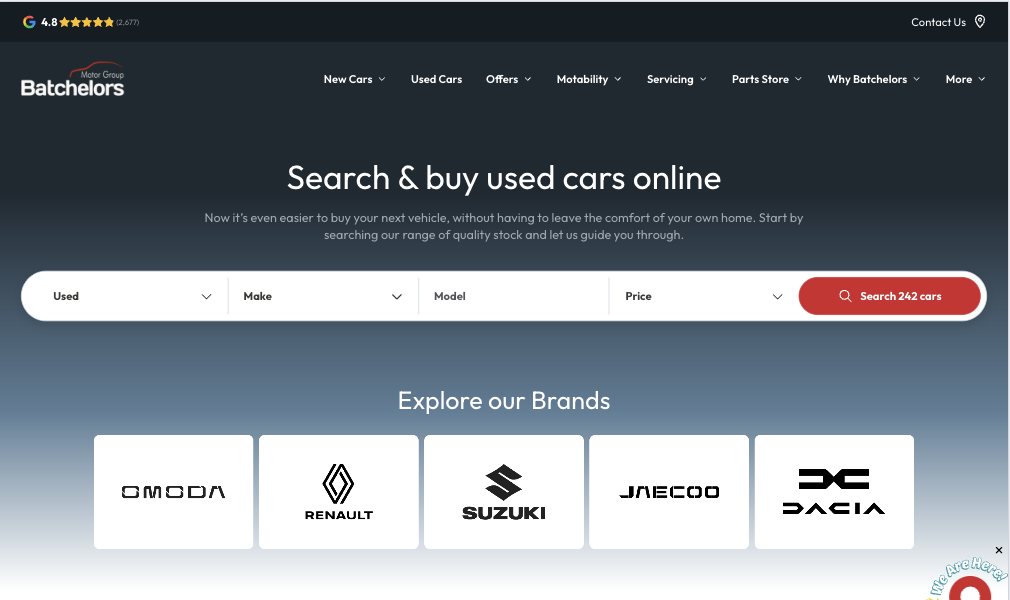 Batchelors Motor Group, built on Autonomy