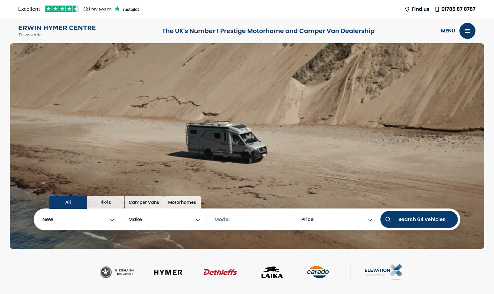 Erwin Hymer Centre website