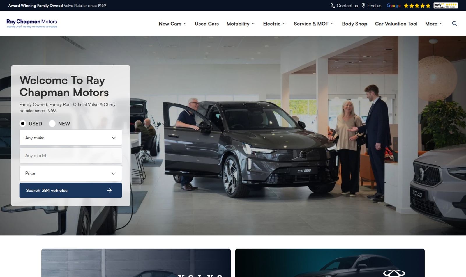 Ray Chapman Motors website